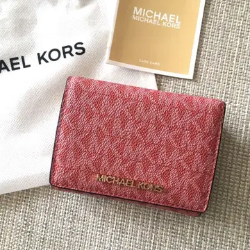 새상품 마이클코어스 MICHEAL KORS 지갑 시그니처 핑크