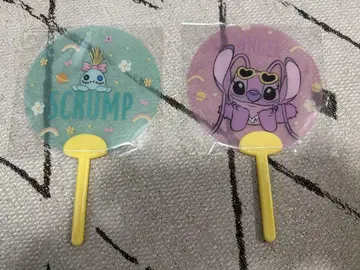 릴로 & 스티치 스크램프 엔젤 부채 2개 세트 오마이 카페