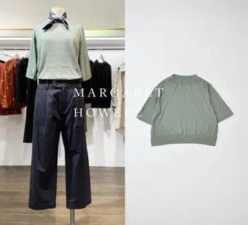 마가렛 호웰 TWISTED COTTON SILK 반팔 니트