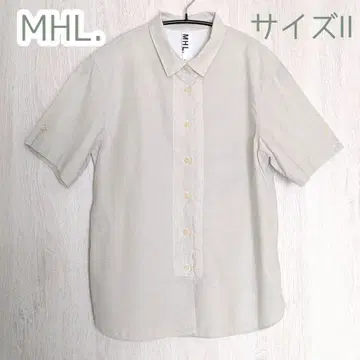 MHL. 반팔 셔츠 블라우스 옅은 그레이 사이즈 II