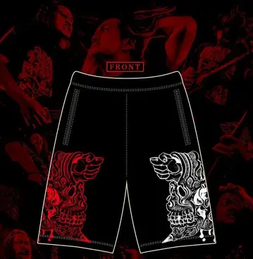 MAXIMUM THE HORMONE 폭군 맨투맨 숏 팬츠