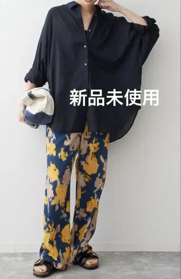 스픽 앤 스팬 시어 카슈쿨 셔츠 네이비