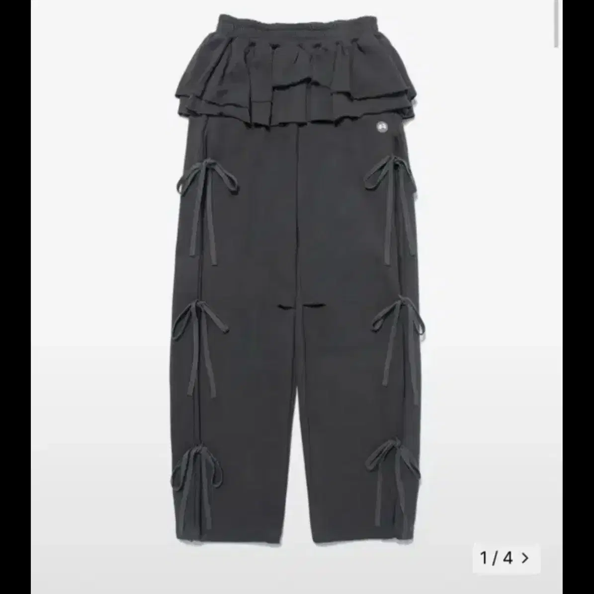 ◆HUG YOUR SKIN Frill Skirt Jogger Pants/2色◆ MUSINSA公式 | HUG YOUR SKIN Frill Skirt Jogger Pants (Black)