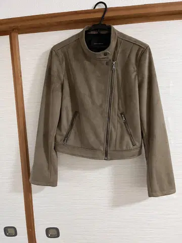 베이지 라이더 자켓 M