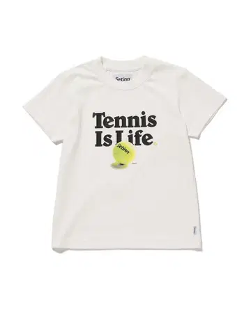 SETINN TENNIS IS LIFE TEE WHITE 여성 사이즈