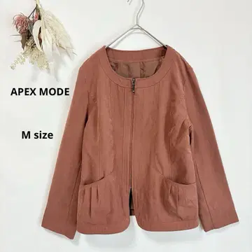 에이펙스 모드 APEX MODE 노카라 자켓 테라코타 M