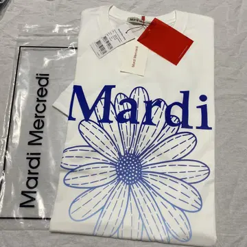 새상품 마르디메크르디 Mardi Mercredi 꽃무늬 프린트 티셔츠