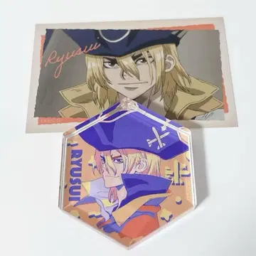 Dr.STONE 나나미 류스이 포토 카드 미니 아크릴 블록