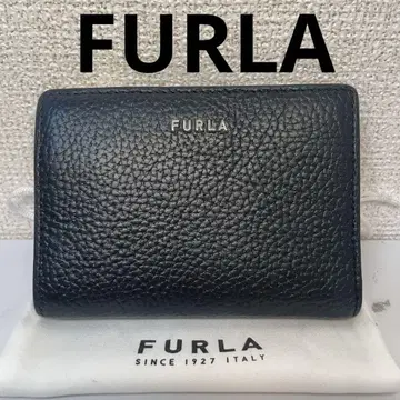 FURLA 블랙 접이식 지갑