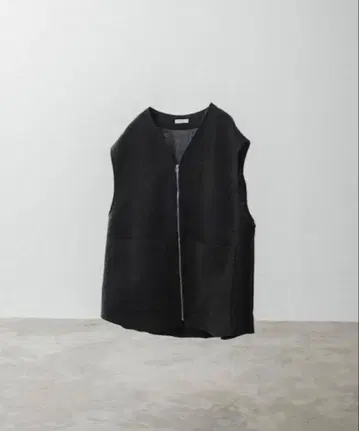 LIDNM LIGHT TWEED ZIP VEST 초기형