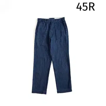 45R 인디고 데님 슬랙스