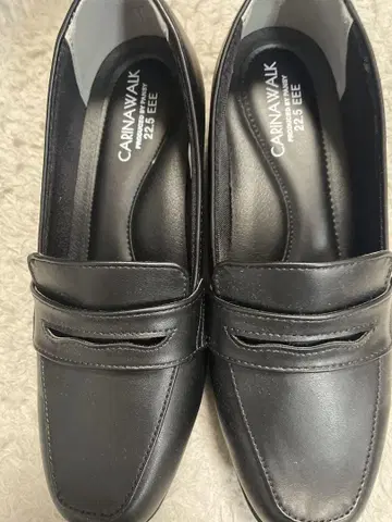 CARINA WALK 블랙 로퍼 22.5 EEE