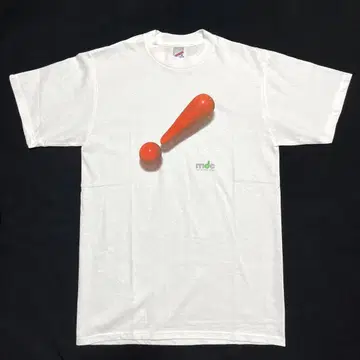 90s JERZEES 3D 프린트 기호 t셔츠 USA 제작