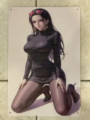 로빈 양철 간판