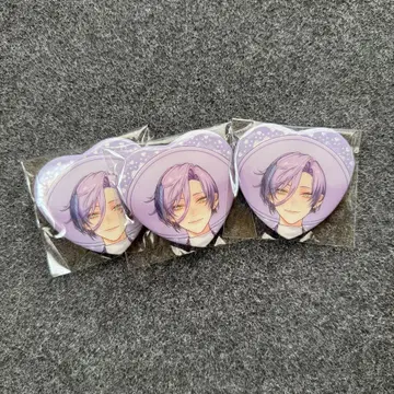 니지산지 준 브라 하트형 캔뱃지 네스 N