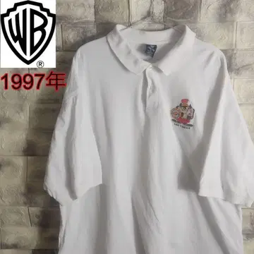 90년대 1997년 워너 브라더스 빅 루즈 피케 셔츠 TS-391