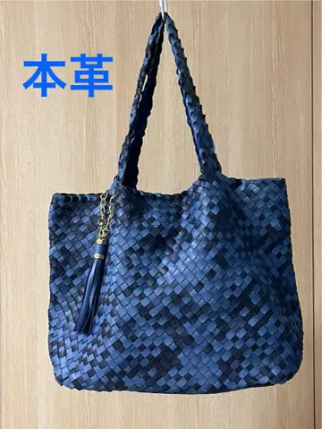 천연 가죽 숄더 팩 토트백