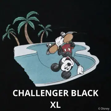 CHALLENGER 미키마우스 / 핸드 플랜트 티셔츠