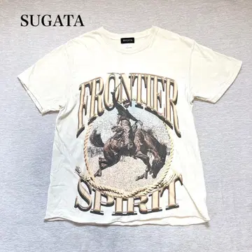 스가타 빅 프린트 티셔츠(M) FRONTIER SPIRIT 캐주얼