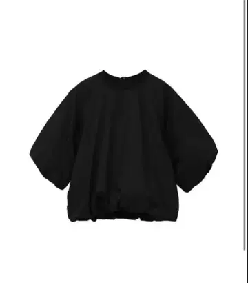 새상품급 마노프 PUFF SLEEVE TOPS 블랙
