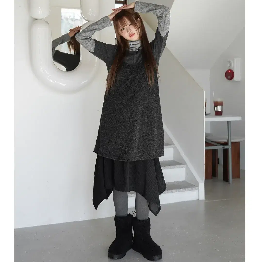 【BAON】24SS★ [BAONHAUS] Levan Banding Layered Skirt Pants Vahn House Levan Banding Layered Skirt Pants on Bunjang