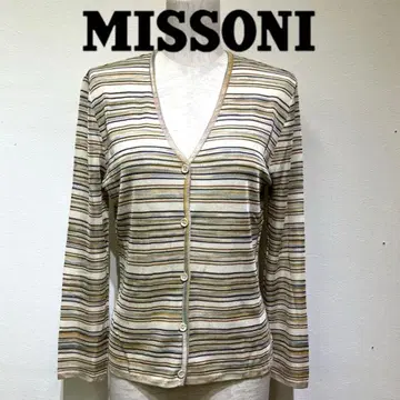 MISSONI 스트라이프 긴팔 가디건