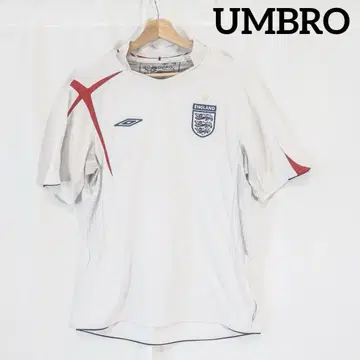 인기 UMBRO 게임 셔츠 잉글랜드 대표팀 반팔 자수 로고