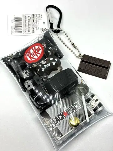 'Kit STAR 란쿠루 BLACK' 가챠 파우치 BE@RBRICK