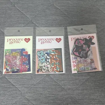 precure genic 스티커 믹스 3개 세트