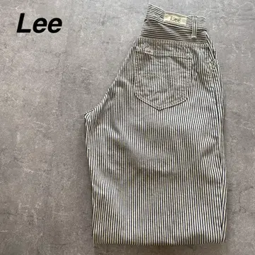 Lee 히코리 와이드 크롭 팬츠 7부 기장 여성용 S 사이즈