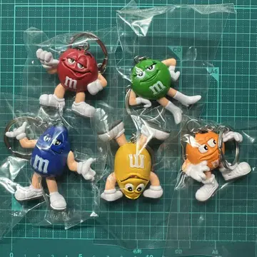 M&M's PVC 키링 키체인 5개 세트 엠앤엠즈