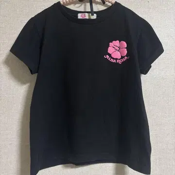 ALBA ROSA 알바 로사 하이비스커스 T셔츠 갸루