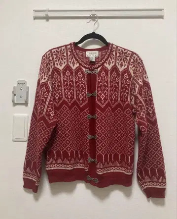 Talbots 노르딕 무늬 탈봇 90년대 가디건