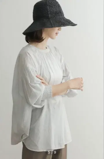 보일 스트라이프 2WAY 블라우스
