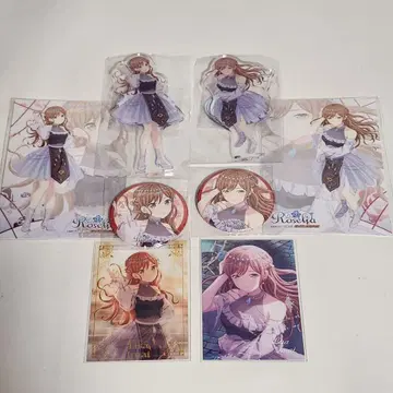 Roselia 게이머즈 혜택 아크릴 스탠드 캔뱃지 브로마이드