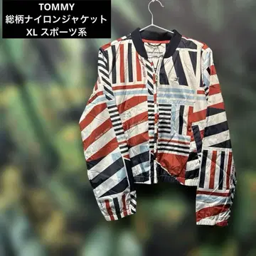 TOMMY 올 패턴 나일론 자켓 XL 스포츠