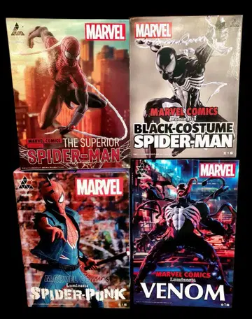 MARVEL 루미나스타 스파이더맨 베놈 피규어 묶음 판매