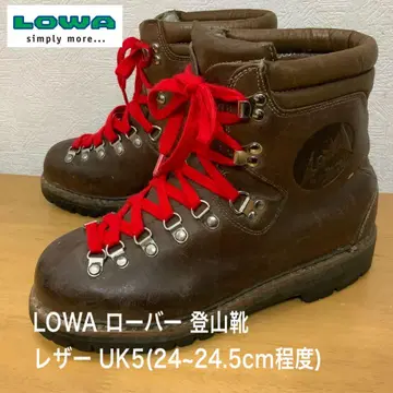 양호 LOWA 로버 가죽 등산 부츠 UK5(24~24.5cm)