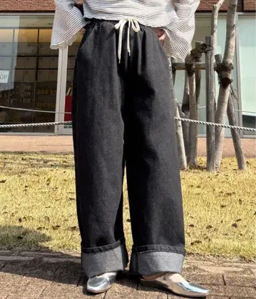 ISOOK / 릴랙스 와이드 데님