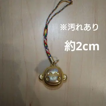 오사루노몬키치 스즈 약 2cm 네츠케 얼굴 모양 키링 산리오