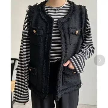 Palm Riche 트위드 베스트