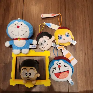 도라에몽 봉제 인형 5개 세트