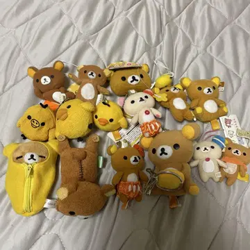 리락쿠마 봉제 인형 세트 15개 이상