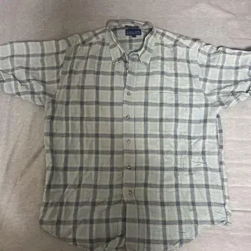 SAVILE ROW 체크 무늬 셔츠 L