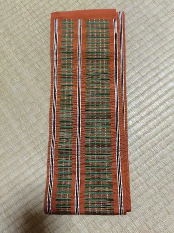 순수 실크 하카타 고급 반폭 오비