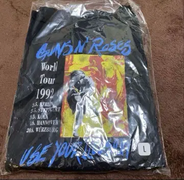 GUNS N' ROSES 1992 투어 후디 L 사이즈 HMV 한정판