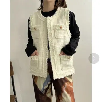 Palm Riche 트위드 베스트