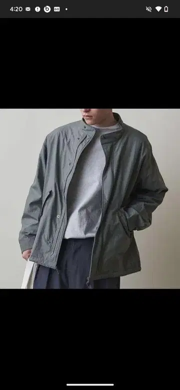 Steven Alan WASH NY TRANDS MODS/블루종