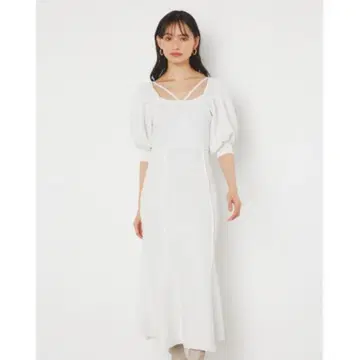 rienda 머메이드 트위드 니트 원피스