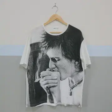 LAD MUSICIAN 16AW 시드 비셔스 프린트 티셔츠 화이트